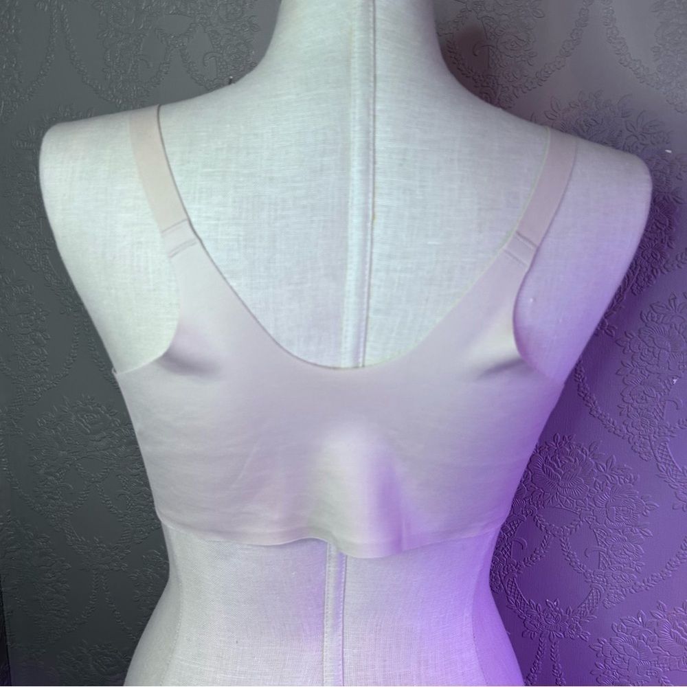 Elegant Cream Underwire Bra Soma 42D Vanishing Back Full Coverage lightly lined - Picture 3 of 6